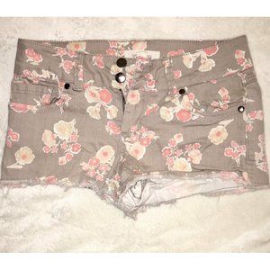 Forever 21 - 21 Denim Flowered Shorts - Multicolor